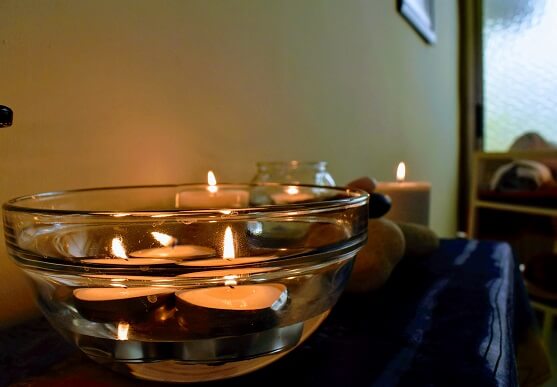 candles for massage