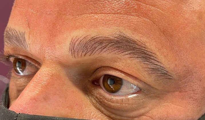 1. Semi-permanent eyebrow tattoo - wide 4